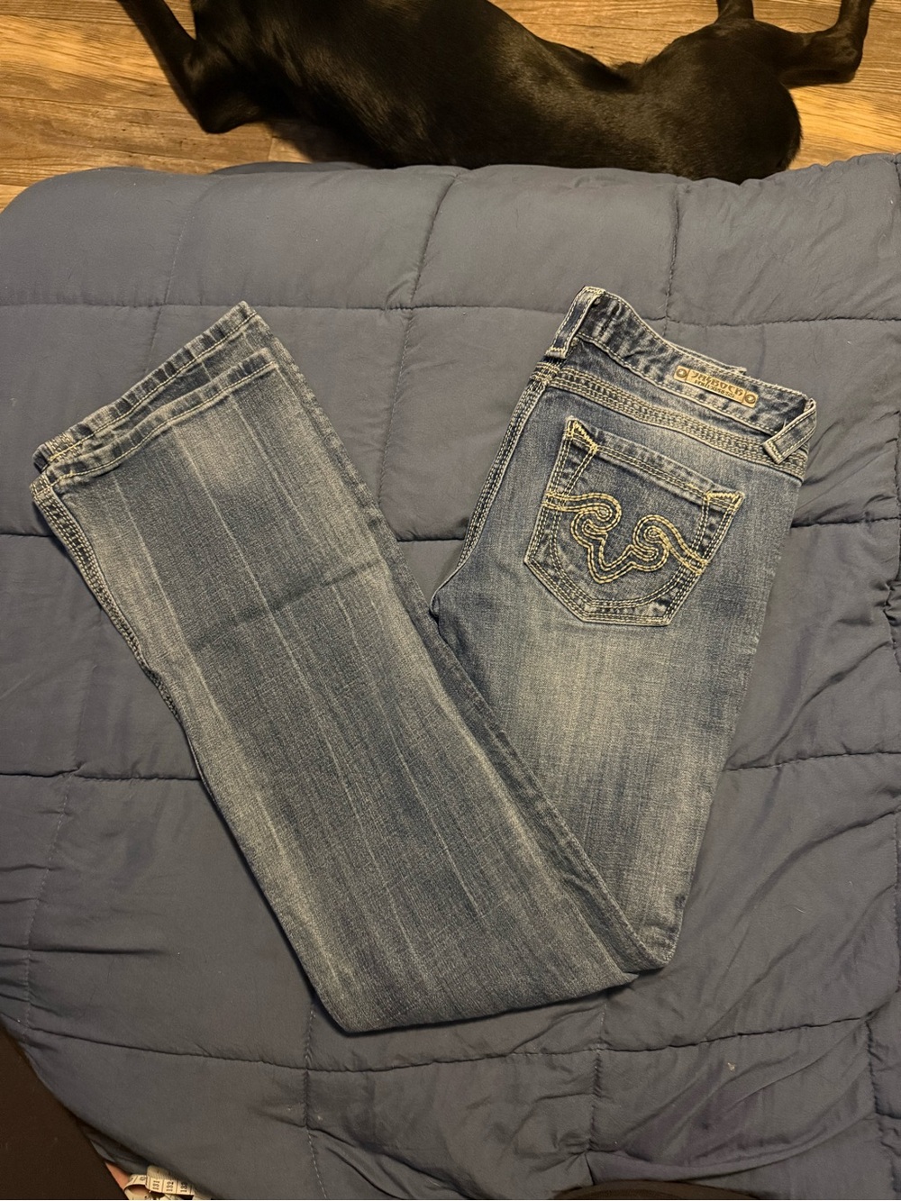 Womens Reock for Express Jeans with Embellished Pockets